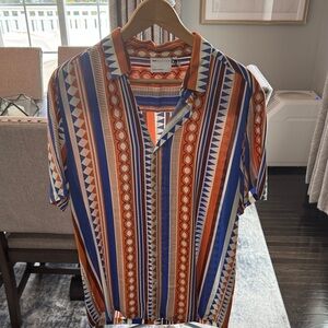 ASOS Multicolor Geometric Men's Shirt